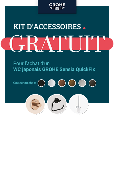 GROHE Sensia accessoires BE-FR promotion image